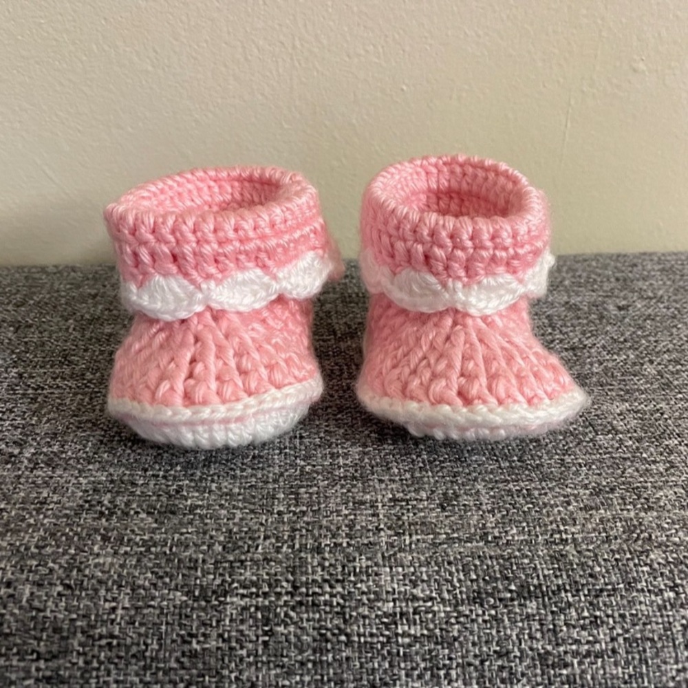 New Hand Made Baby Booties Crochet